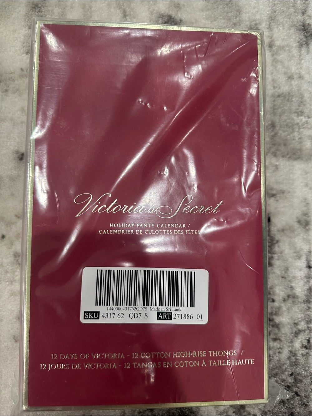Victoria Secret Holiday Panty Calendar
